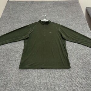 Nike ACG Pullover Mens S Green Polyester Quarter Zip Waffle Fleece Gorpcore